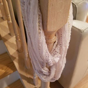 2 infinity cowl neck scarves -